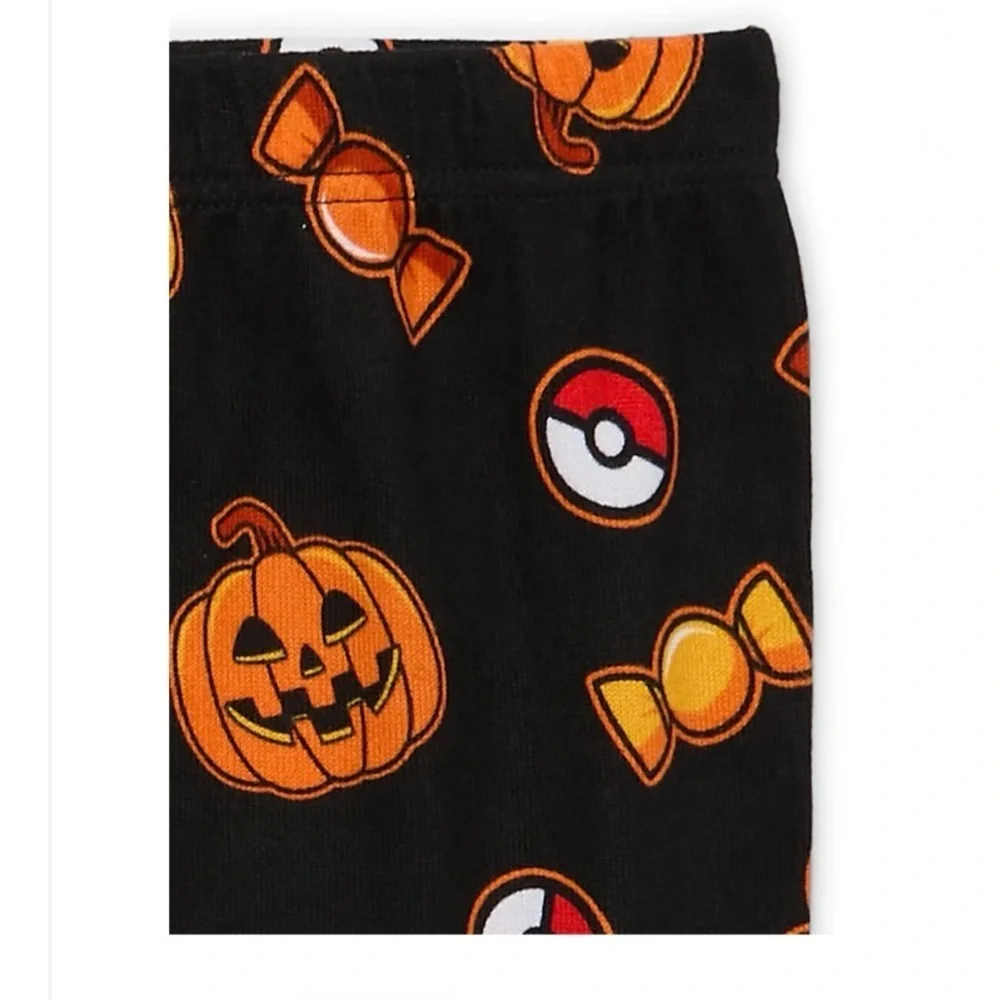 POKEMON GLOW IN THE DARK PAJAMA SET - BLACK SIZE 4 (NEW WITH TAGS)